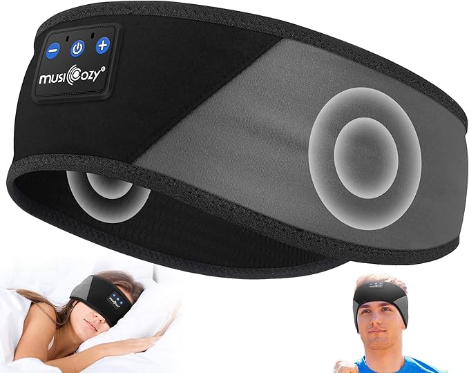 MUSICOZY Sleep Headphones Bluetooth 5.4 Headband, Wireless Earphones Music by MUSICOZY