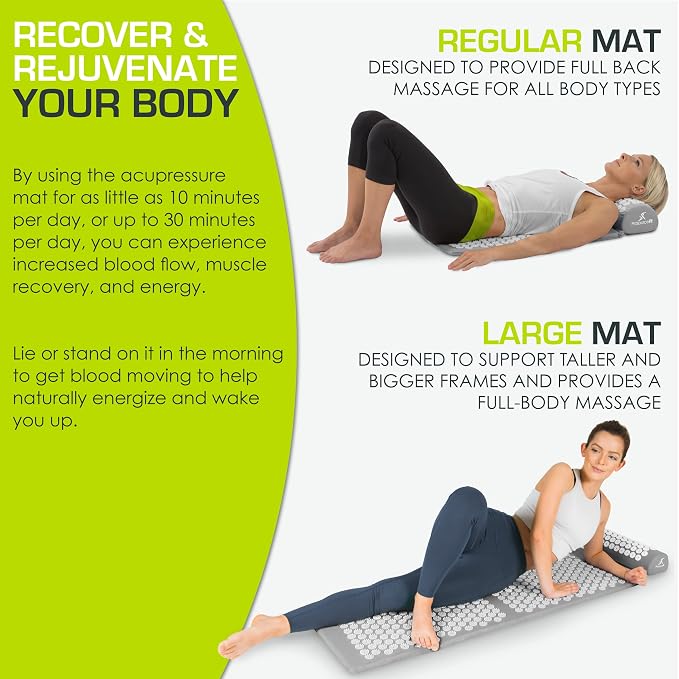 ProsourceFit Acupressure Mat and Pillow Set - Image 5