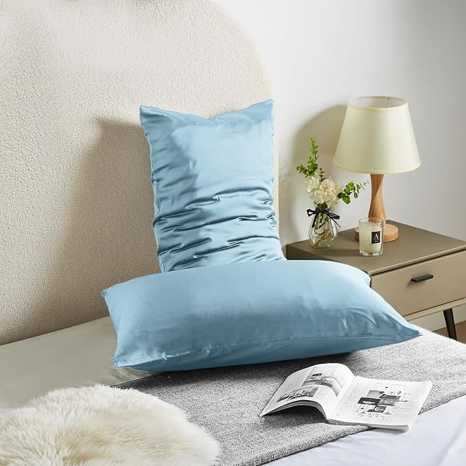 Silk Pillowcase for Hair and Skin Mulberry Silk Pillowcase Soft Breathable - Image 2