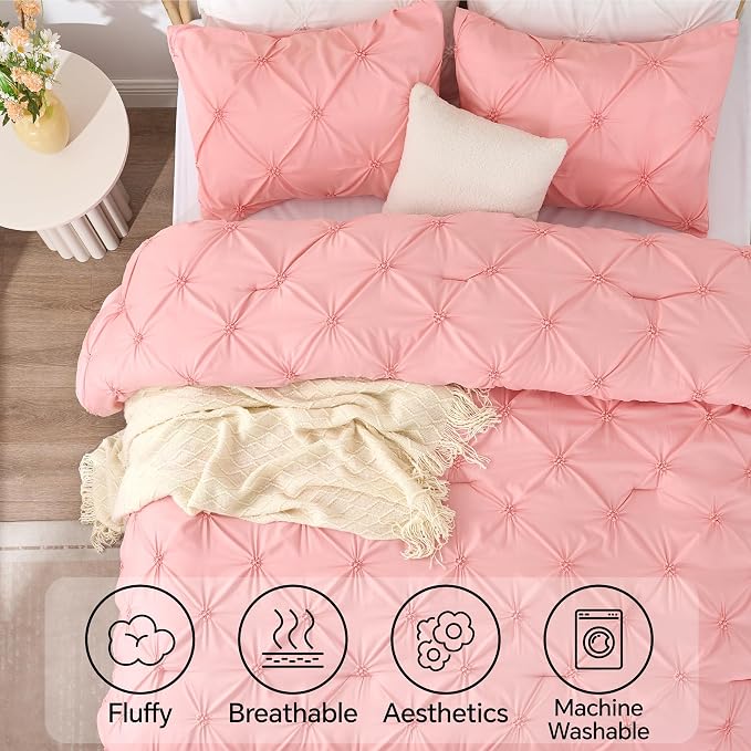BEDELITE Pink Twin Comforter Set - Image 5