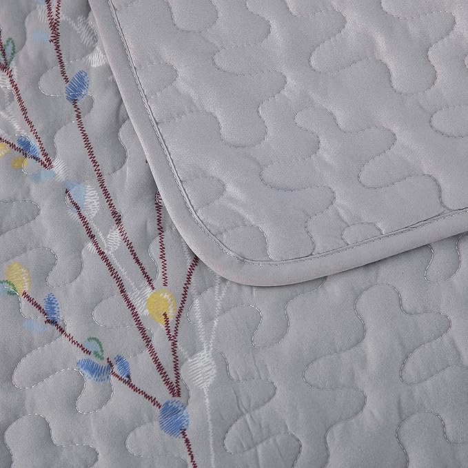 Exclusivo Mezcla Reversible Boho Quilts Queen Size - Image 5