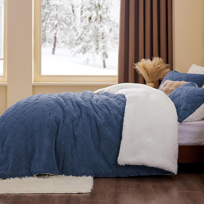 BEDELITE Fluffy King Size Comforter Set - Image 7