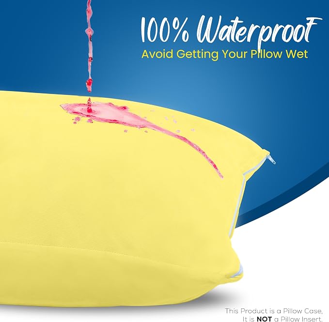 Utopia Bedding Premium 100% Waterproof Pillow Protectors - Image 3