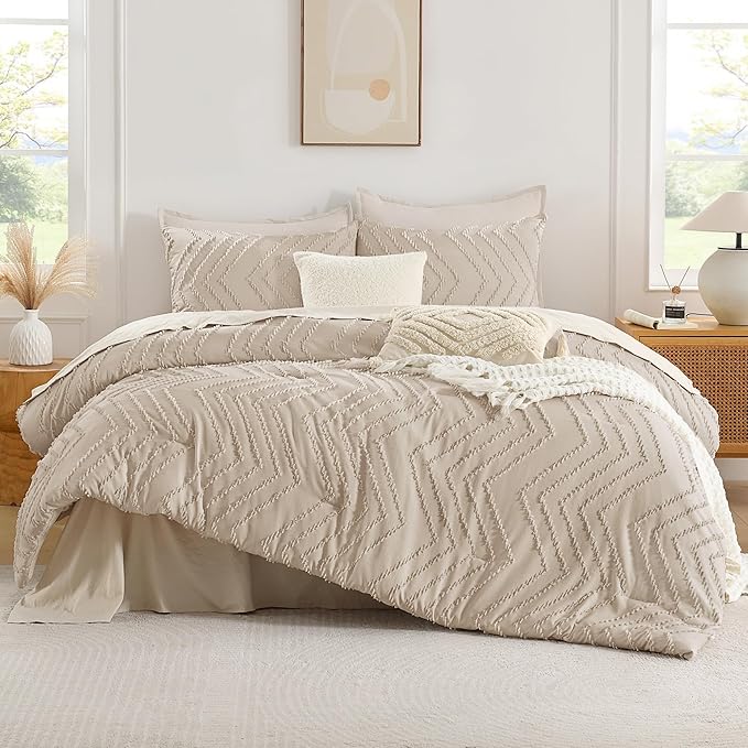 Andency Khaki Twin/Twin XL Comforter Set, Twin Bed Comforter - Image 2