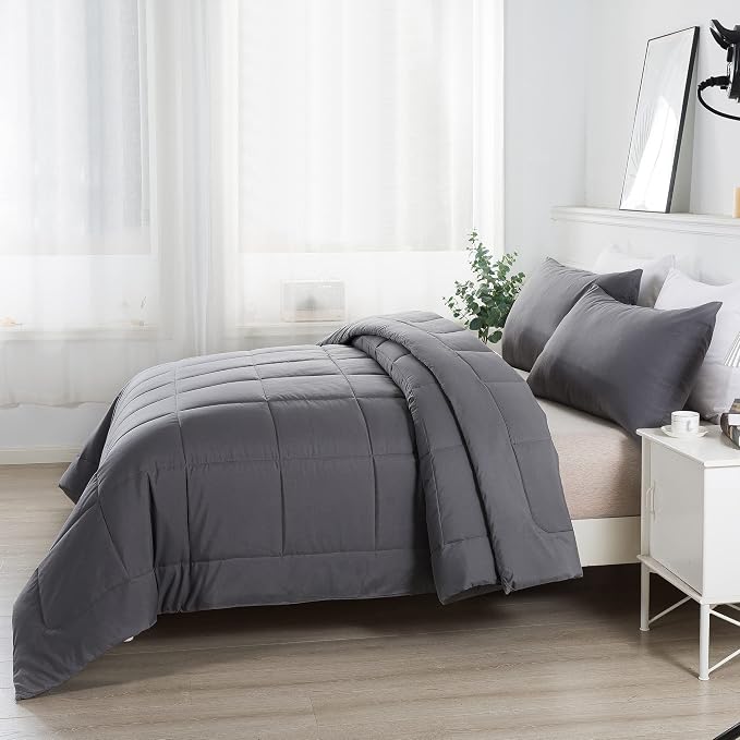 DOWNCOOL Twin Comforter Set -All Season Bedding Comforters Sets - Image 7