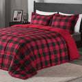 downluxe Lightweight Plaid Comforter Set by Downluxe