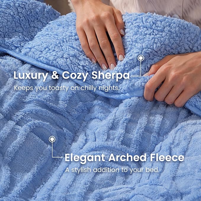 Sherpa Fleece Adult Weighted Blanket Great - Image 3