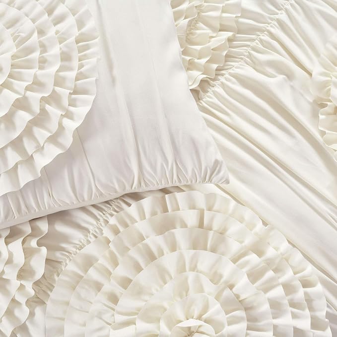Lush Decor 3 Piece Serena Comforter Set - Image 4