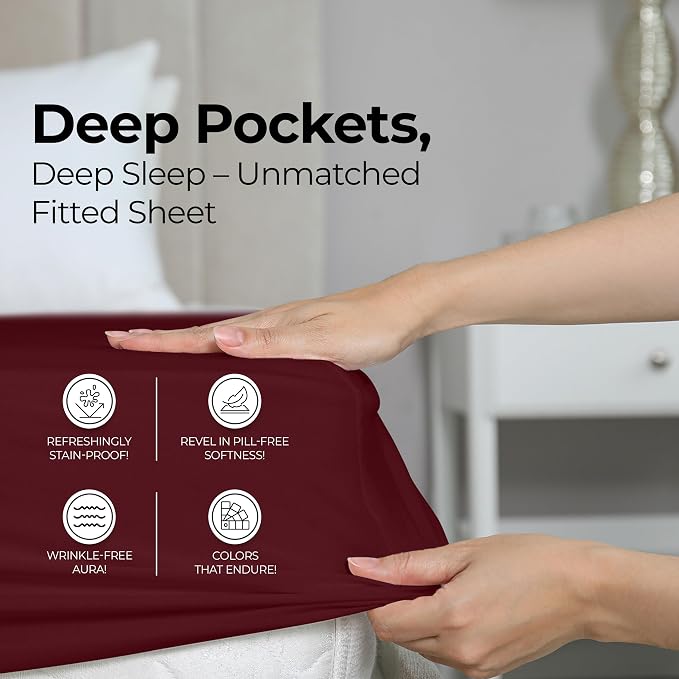 Utopia Bedding Full Fitted Sheet - Image 4