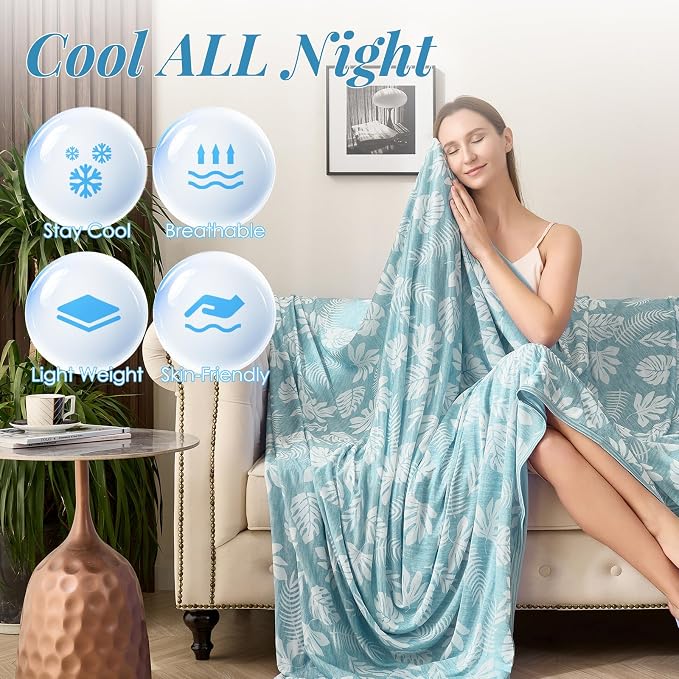 OIGAE Cooling Blanket for Hot Sleepers - Image 3