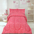 Utopia Bedding Heart Pink Kids Comforter Set by UTOPIABEDDING