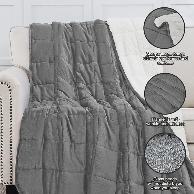 yescool Weighted Blanket for Adults Heavy Blanket for Sleeping Perfect for - Image 6