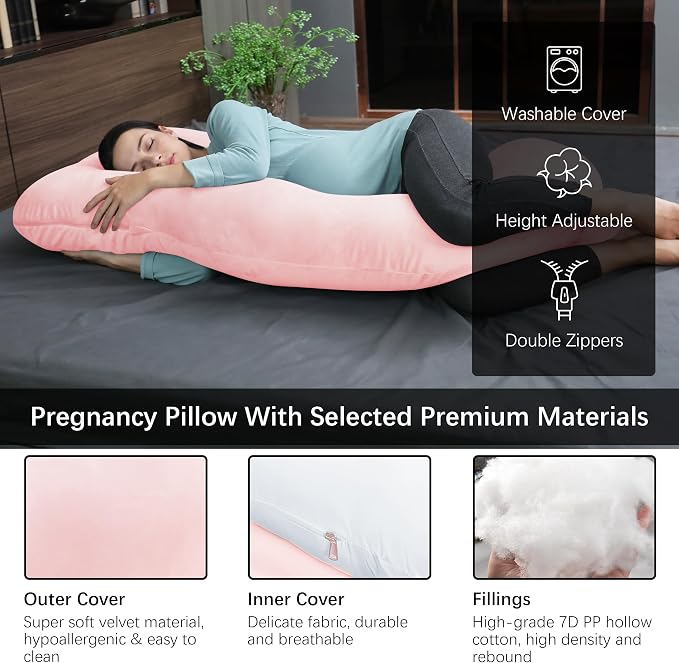 MOON PARK Pregnancy Pillows for Sleeping - Image 3