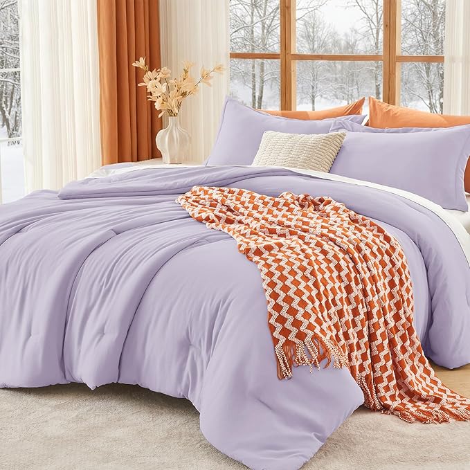 MUXHOMO King Size Comforter Set, All Season Ultra Soft Down Alternative Bedding by MUXHOMO