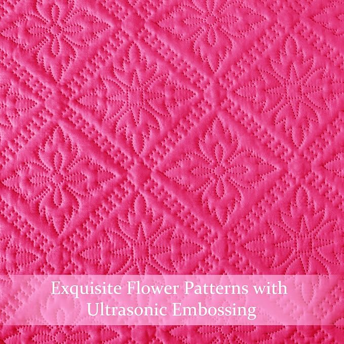 Exclusivo Mezcla Queen Quilt Bedding Set, Lightweight Soft Bedspreads Coverlets - Image 5