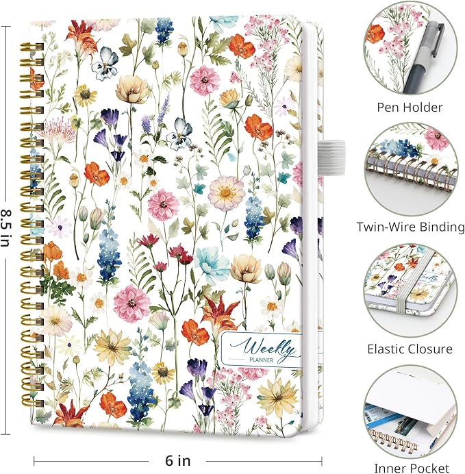 Undated Weekly Planner, Weekly To Do List Notebook - Image 3