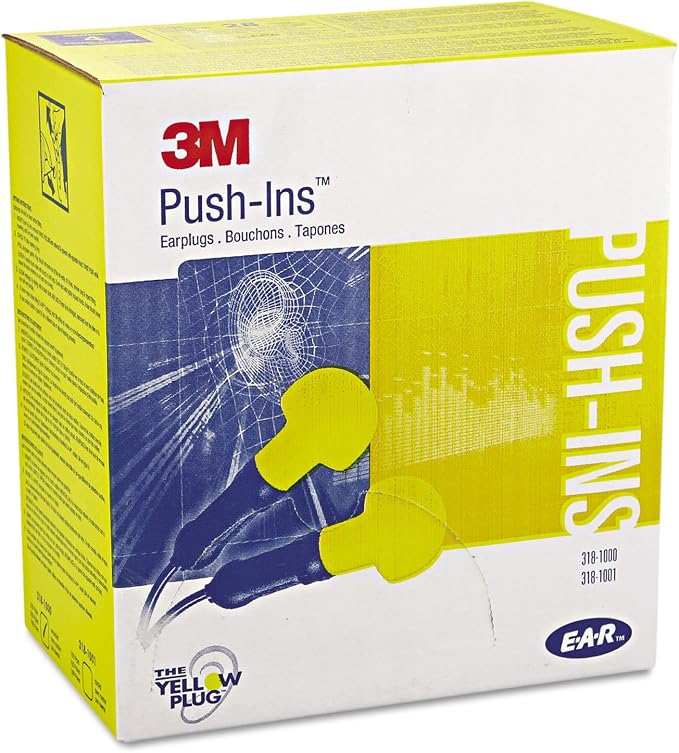 3M 3181000 E A R Push-Ins Earplugs, 100 Pairs - Image 2