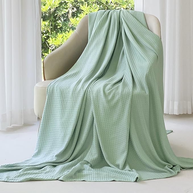 AmyHomie Cooling Blanket Queen Size, 100% Rayon Derived from Bamboo, Cool - Image 6