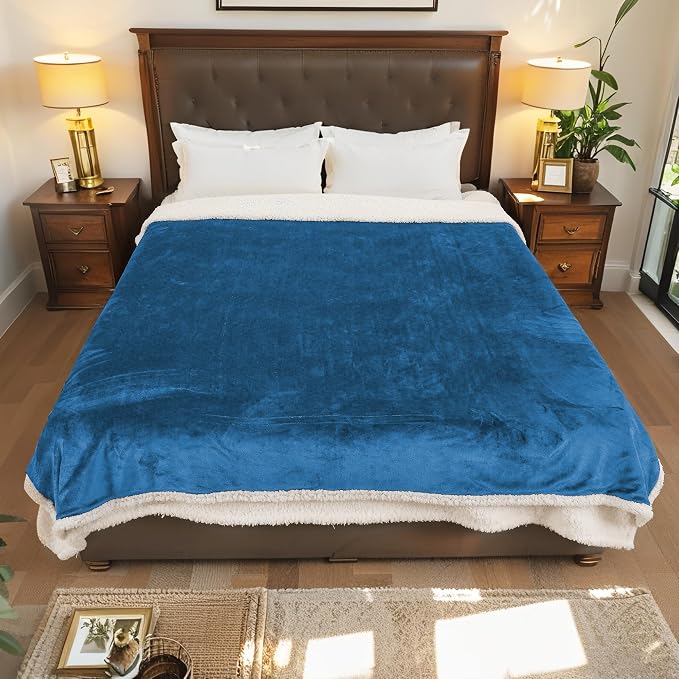 LaffyLo Heated Throw Blanket 50 x 60, Fast Heating Electric Blanket, Dual-Sided - Image 8