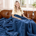 Heated Blanket Heated Throw, Electric Blanket 50"x60" Heating Blanket by PENGZHUTECHNOLOGY