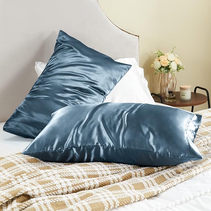 BEDELITE Satin Pillowcase for Hair and Skin, Super Soft and Cooling Similar to - Image 7