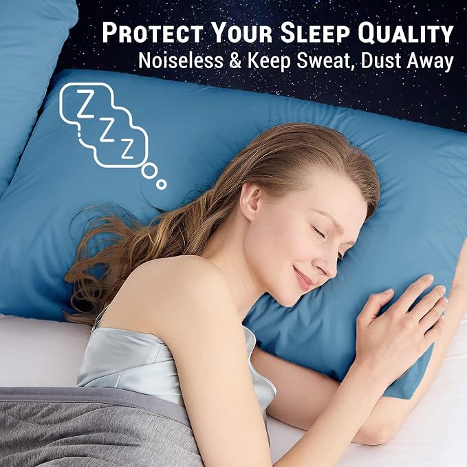 Gogreen Bamboo Rayon Waterproof Pillow Protector, Breathable Pillow Cover - Image 5