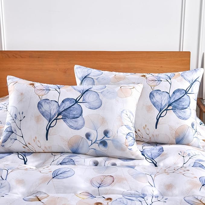 YIYEA 100% Viscose Derived from Bamboo Pillow Cases Set of 2, 600 Thread Count - Image 2