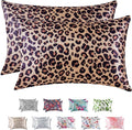 MR&HM Satin Pillowcase for Hair and Skin, Silk Satin Pillowcase 2 Pack by MRHM