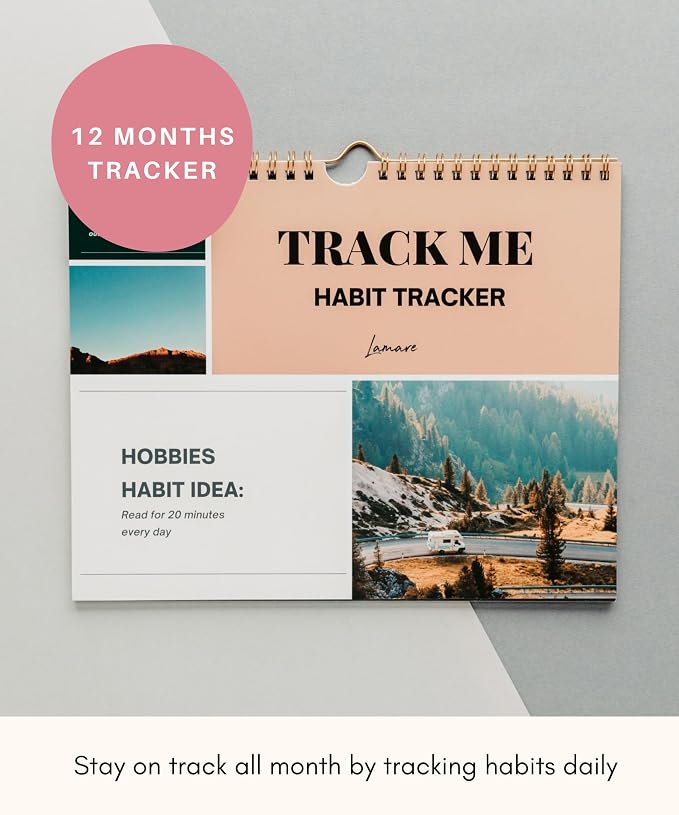 Lamare 2026 Habit Tracker Calendar – Premium Daily Habit Tracker Journal and - Image 3
