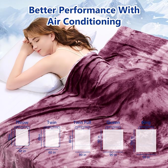 Topcee Cooling Blanket for Hot Sleepers and Night Sweats, 100% Oeko-Tex - Image 7