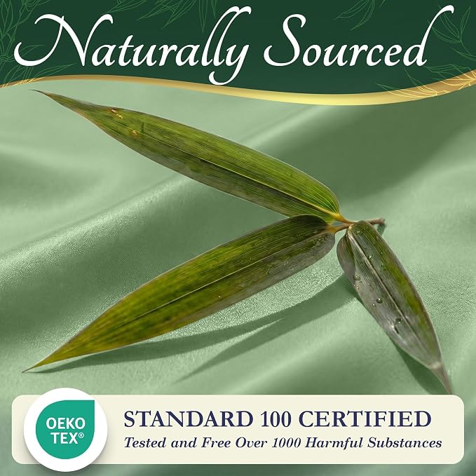 DECOLURE 100% Viscose Derived from Bamboo Sheets Twin Size - Image 7