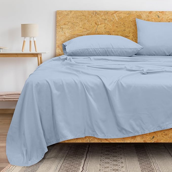 Royale Linens 300 Thread Count 100% Long Staple Combed Cotton Flat Sheet - Image 8