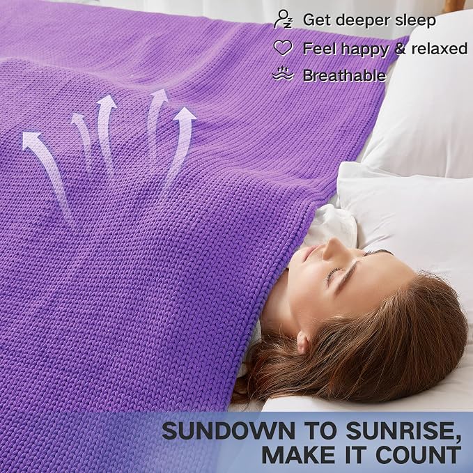 Guohaoi Knitted Weighted Blanket - Image 6