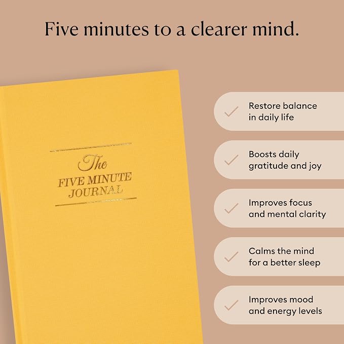 Intelligent Change The Five Minute Journal, Original Daily Gratitude Journal - Image 2
