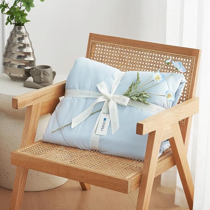 Cozy Bliss Cooling Comforter Queen Size, Cooling Blankets - Image 6
