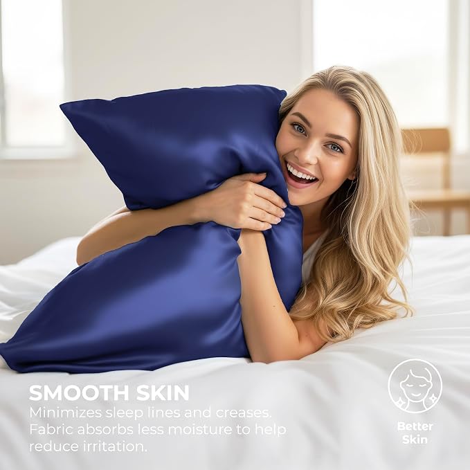 Pure Bedding Satin Pillowcase 2 Pack - Image 4