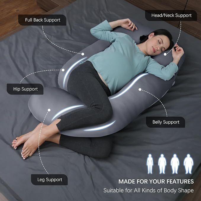 MOON PARK Pregnancy Pillows for Sleeping - Image 2