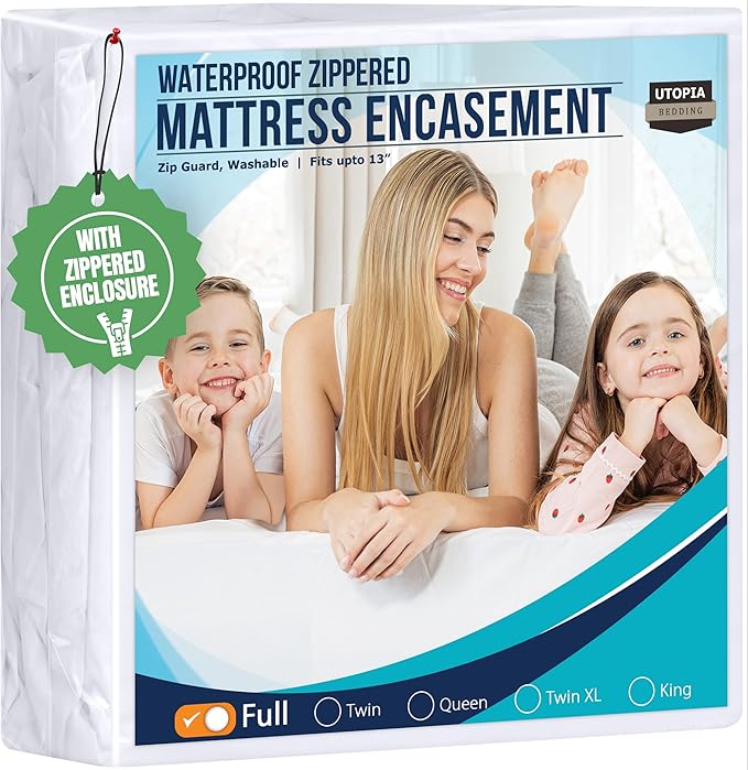 Utopia Bedding Zippered Mattress Encasement Full by UTOPIABEDDING