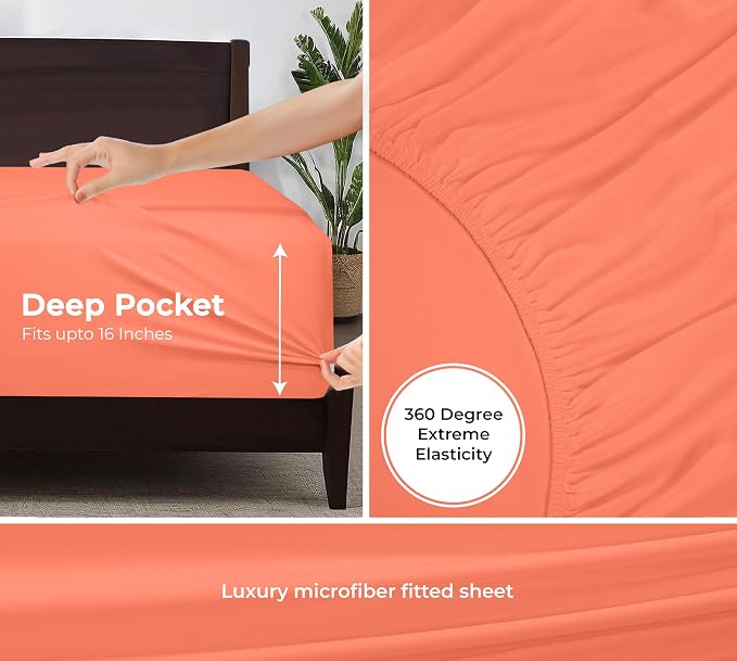 Royale Linens Fitted Sheet California King - Image 3