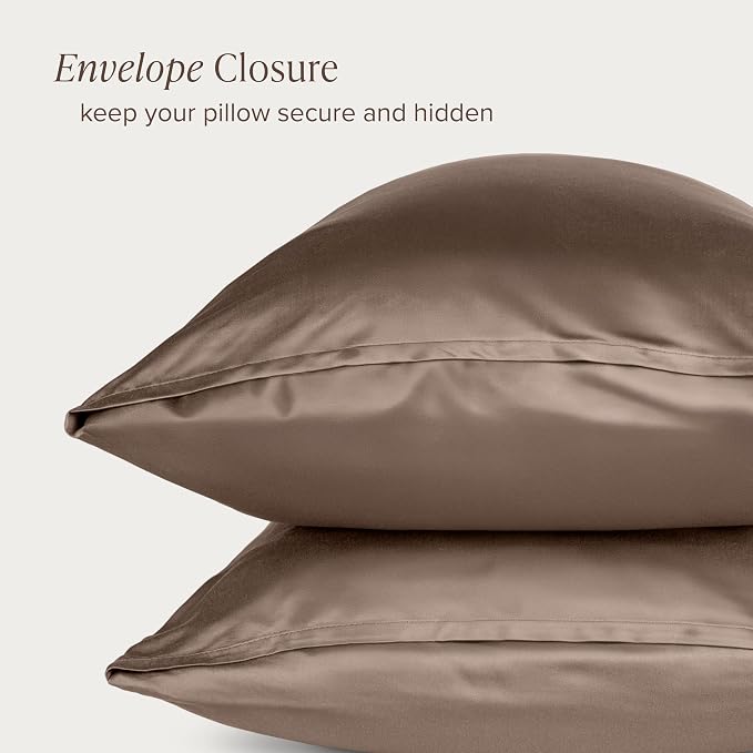 Bare Home 100% Rayon Made from Bamboo Luxury Body Size Cooling Pillowcase - Image 5