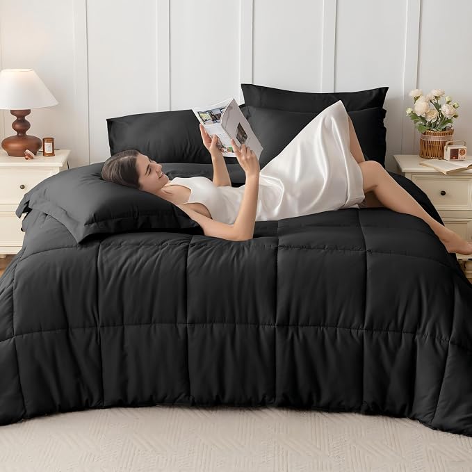 JOLLYVOGUE Oversized King Comforter Set, Ultra-Soft Bed in a Bag Oversized King - Image 6