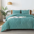 Andency Grayish Teal Comforter Set Full Size, Boho Soft Warm Bedding Comforter by Andency