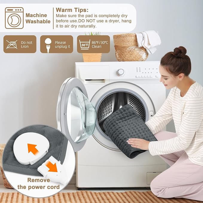 Deepsoon Heating Pad, Electric Heating Pads - Image 8