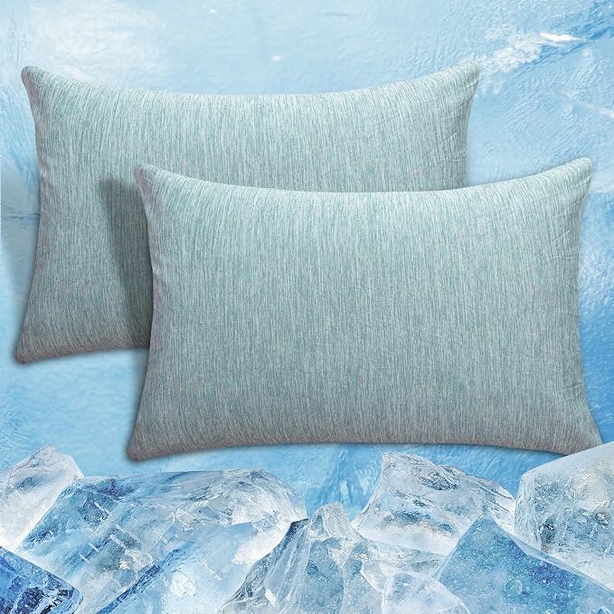 CHOSHOME Cooling Pillow Cases Zipper Pillow Covers Q-Max > 0.45 Zippered by CHOSHOME