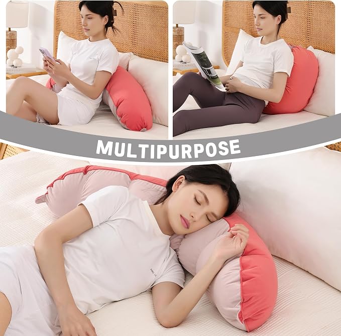 Peallow – Long Round Body Pillow - Image 6