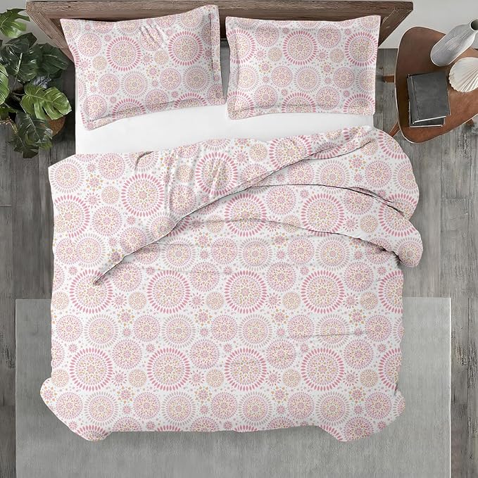 Kotton Culture 120"x98" 3 Pc Oversized King Duvet Cover Set 100% Egyptian Cotton by KottonCulture