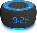 Buffbee Sound Machine & Alarm Clock 2-in-1, 0-100% Clock Face Brightness by BUFFBEE