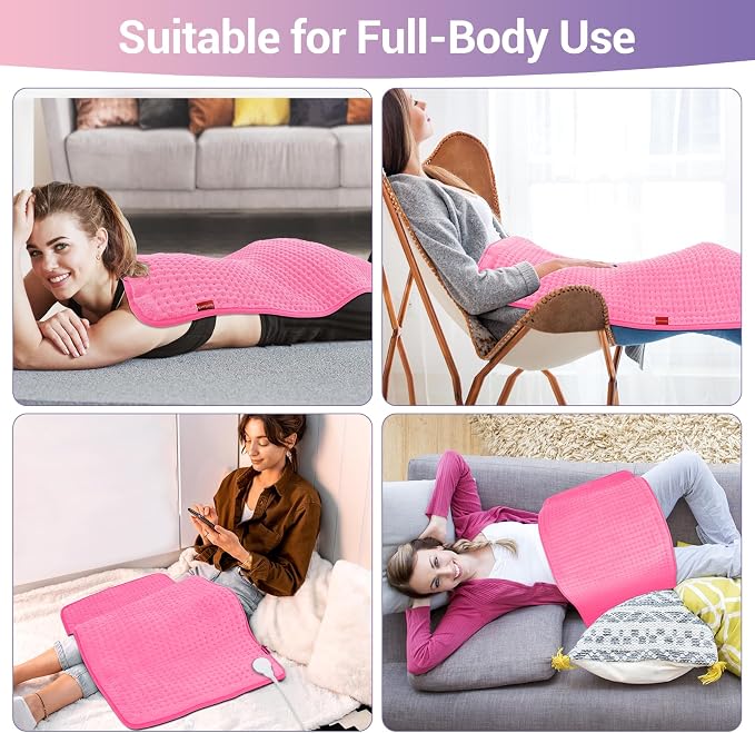 Comfytemp 17''x 33'' King Size Heating Pad - Image 2
