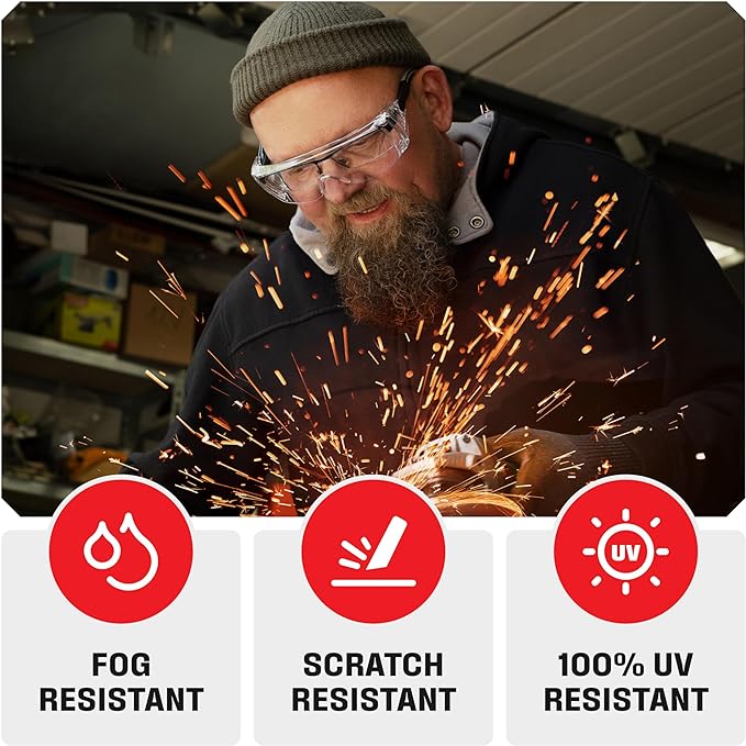 NoCry Safety Glasses Over Eyeglasses — Fog and Scratch-Resistant Over Glasses - Image 3