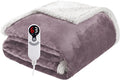 Electric Heated Blanket Throw Size 50"x60", Soft Flannel by Soypipo